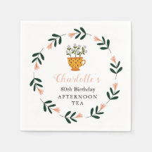 モダンフローラアフタヌーンティー誕生日