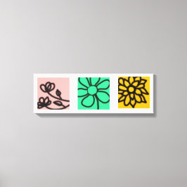 モダンフローラアートセット キャンバスプリント