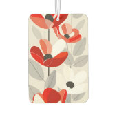 モダンフローラアートプリント カーエアーフレッシュナー (裏面)