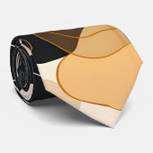 モダンフローラアートプリント ネクタイ (ロール)