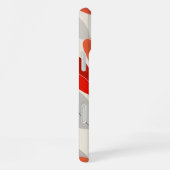 モダンフローラアートプリント iPhoneケース (右側面)