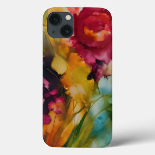 モダンフローラアー鮮やかト iPhone 13ケース
