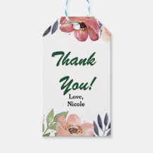 モダンフローラウォーター色ブライダルシャワーシックな好意