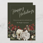 モダンフローラエレガント会社名 シーズンカード (正面/裏面)