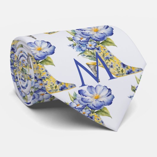 モダンフローラエレガントChinoiserieハイヒール新郎 ネクタイ (ロール)