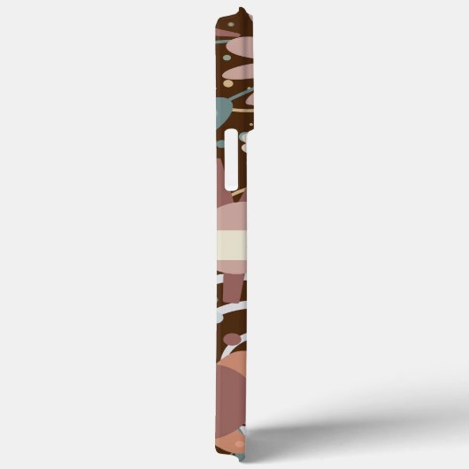 モダンフローラカスタマイズ名おもしろい Case-Mate iPhoneケース (裏面 / 右)