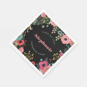 モダンフローラカスタム卒業党 スタンダードランチョンナプキン (角)