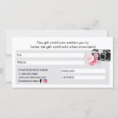 モダンフローラカメラカメラカメラカメラギフト証明書 (裏面)