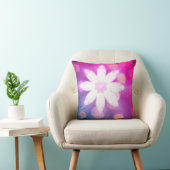 モダンフローラカラフルピンクブルーグラデーション クッション (椅子)