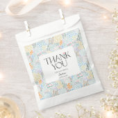 モダンフローラカラフル開花ベビーシャワーベビー フェイバーバッグ (クリップ留めされた状態)