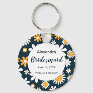 モダンフローラキーチェーン キーホルダー