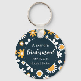 モダンフローラキーチェーン キーホルダー