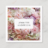 モダンフローラスクエア名刺 スクエア名刺 (正面)