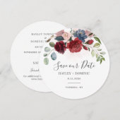 モダンフローラスクリプ救トBurgundy (正面/裏面)