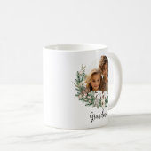 モダンフローラスタイリッシュ水彩写真 コーヒーマグカップ (正面右)