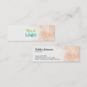 モダンフローラスタイル設計者 スキニー名刺 (正面/裏面)