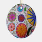 モダンフローラセラミックオーナメント セラミックオーナメント (左)
