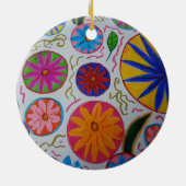 モダンフローラセラミックオーナメント セラミックオーナメント (裏面)
