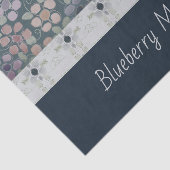 モダンフローラデザパターン（の模様が）あるイナ 薄葉紙 (詳細)