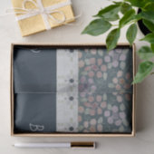 モダンフローラデザパターン（の模様が）あるイナ 薄葉紙 (ギフト)