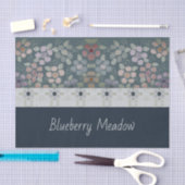 モダンフローラデザパターン（の模様が）あるイナ 薄葉紙 (クラフト)