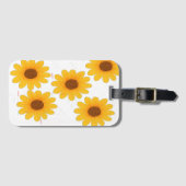 モダンフローラトラベルアクセサリー荷物タグ ラゲッジタグ (正面横)