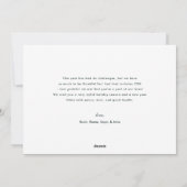 モダンフローラハッピーホリデーズファミリーネーム シーズンカード (裏面)