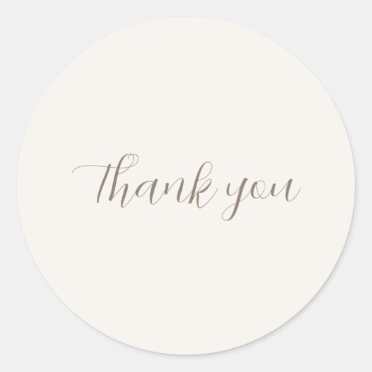 モダンフローラバグWoodlandありがとう ラウンドシール (正面)