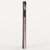 モダンフローラバラ金ゴールドグリッターiPhone XS Maxケース Case-Mate iPhoneケース (裏面/右)