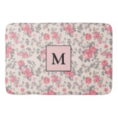 モダンフローラバラ バスマット (正面)