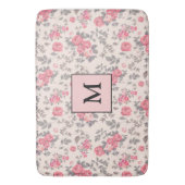 モダンフローラバラ バスマット (正面縦)