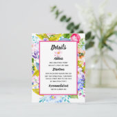 モダンフローラピ結婚ンク詳細 エンクロージャーカード (スタンド正面)