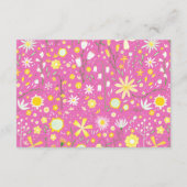 モダンフローラピ結婚ンク詳細 エンクロージャーカード (裏面)