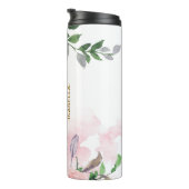 モダンフローラフェイク金ゴールドメイド・オブ・オーナー（花嫁付き添い人）スクリプト名 タンブラー (回転右)