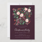 モダンフローラフェスティバルパーティー 招待状 (正面)