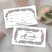 モダンフローラブガーリーティックサロンギフト券