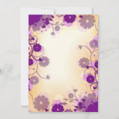 モダンフローラブライダルシャワー シーズンカード (裏面)