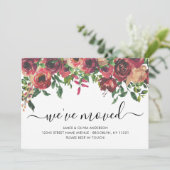 モダンフローラブルゴーニュ引っ越しましたニューホームムービング 案内状 (スタンド正面)