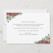 モダンフローラブルゴーニュ引っ越しましたニューホームムービング 案内状 (裏面)