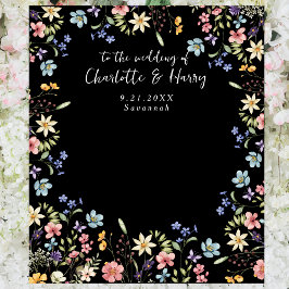 モダンフローラブ結婚ラックの背景 タペストリー