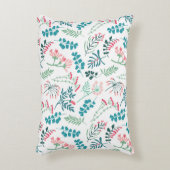 モダンフローラプリント アクセントクッション (正面(垂直))