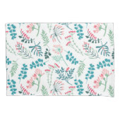 モダンフローラプリント 枕カバー (正面)