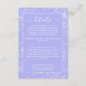 モダンフローラペイ結婚ンクル詳細 エンクロージャーカード (正面)