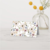 モダンフローラボ結婚タニカル プレイスカード (裏面)