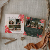 モダンフローラメリー全6枚の写真クリスマス シーズンカード