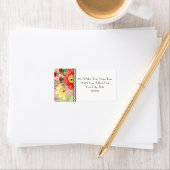 モダンフローラモダンラヌンキュラス葉バラブラケット ラベル (インサイチュ)