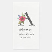 モダンフローラモノグラムのA (正面)