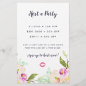 モダンフローラリッププロダクト販売代理店プロモーション チラシ (裏面)