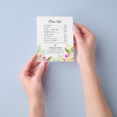 モダンフローラリッププロダクト販売業者価格表 チラシ (手)