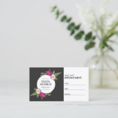 モダンフローラリースサロンアポイントメントカード 予約カード (スタンド正面)